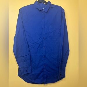 Topman Blue Button-down Shirt